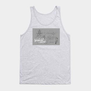 Wonderful Things - King Tut & Howard Carter (LIGHT) Mask Tank Top